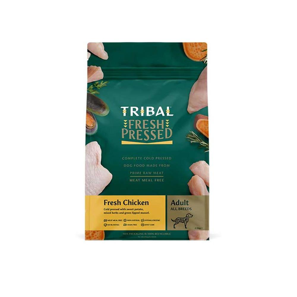 트라이벌 프레쉬 프레스드 치킨 성견용 (일반키블) 2.5kg 