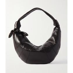 퀵 24SS 르메르 포춘 크루아상 나파레더 숄더백 다크초코 블랙 BG0071 LL095 490