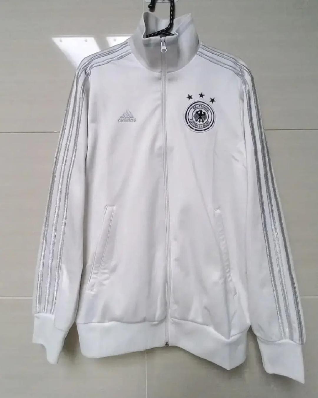 아디다스 대장급 독일 화이트 실버 트랙탑 저지 져지집업 100 | 후루츠패밀리