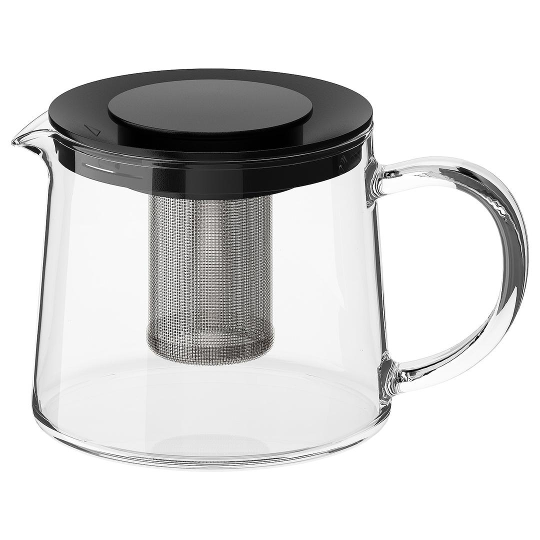 RIKLIG Teapot - glass 0.6 l