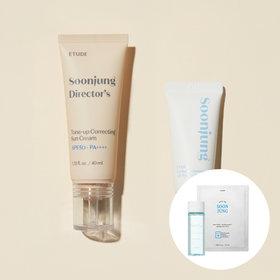[에뛰드] 순정 디렉터 톤업 수정 선크림 (+순정 폼클렌저 20ml)