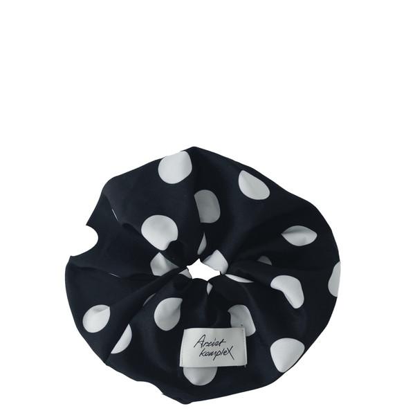 ARTIST DOT LABEL BIG SCRUNCHIE (BLACK)