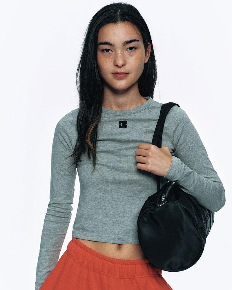 CENTAUR LONG SLEEVE SPAN T-SHIRT_DARK GREY