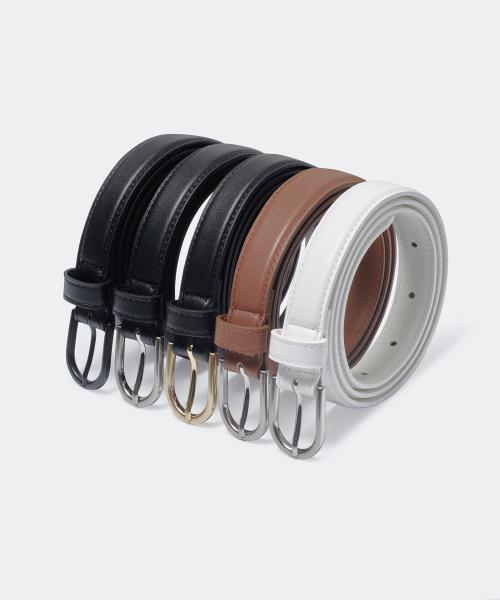 무신사 스탠다드 우먼(MUSINSA STANDARD WOMAN)  우먼즈 신세틱 레더 슬림 벨트 - 사이즈 & 후기 | 무신사