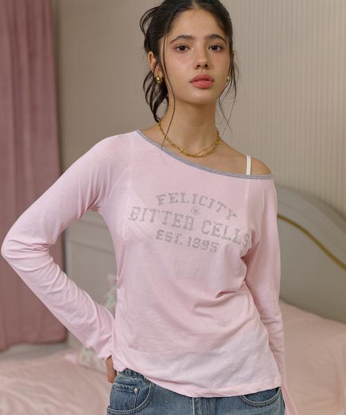 펠리시티 롱 슬리브-핑크