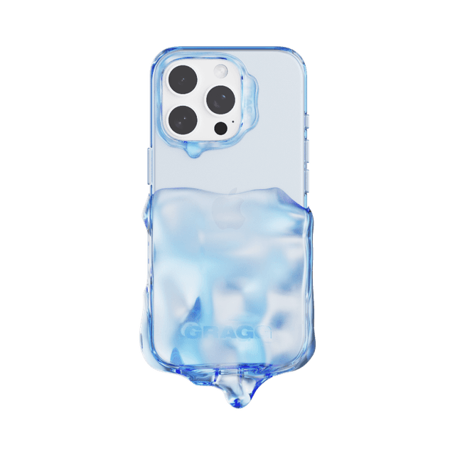 DOUBLE LAYERS CASE - CLEAR BLUE