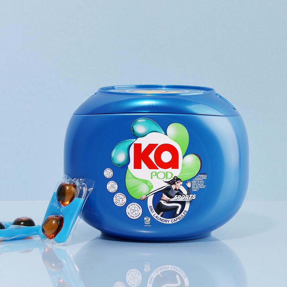 카포드 듀얼코어 스포츠 웨어 캡슐세제 28개입 운동복 트레이닝복 요가복 아웃도어 등산복 전용 세탁세제