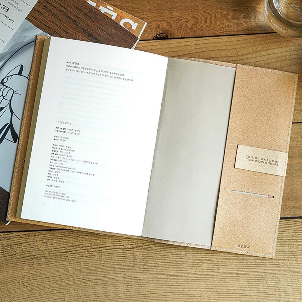 nraw 310SP 천연가죽 북커버(스플리트)