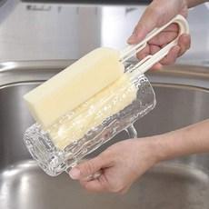 아즈마 이중스폰지 세척솔 컵 텀블러 수세미, S사이즈, 1개