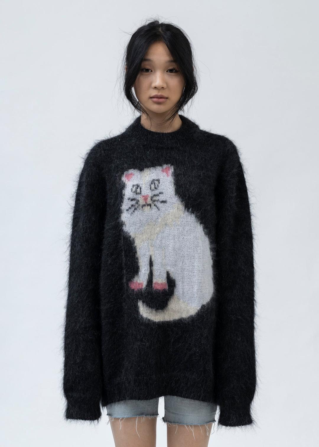 Magliano Gattone Knit Sweater - Black