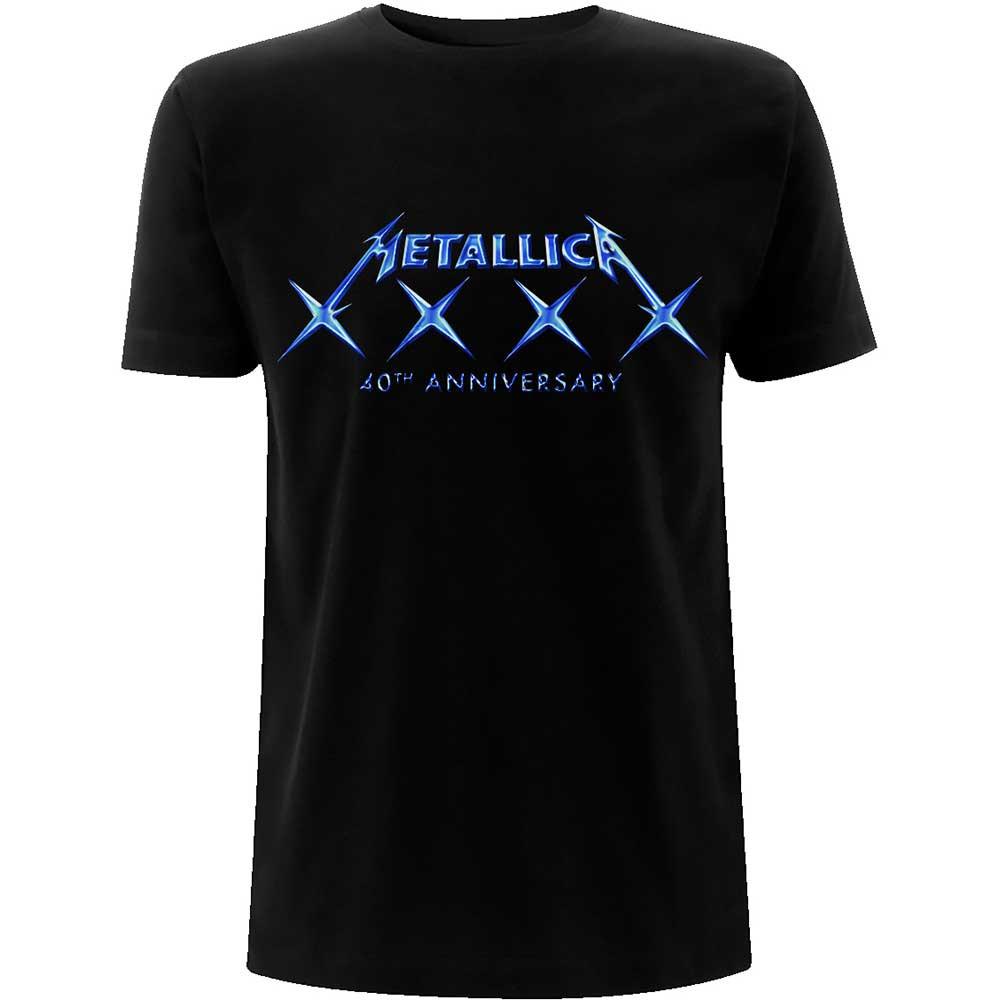 [M,L,XL 국내배송] 공식 METALLICA 메탈리카 40 XXXX 반팔 티셔츠
