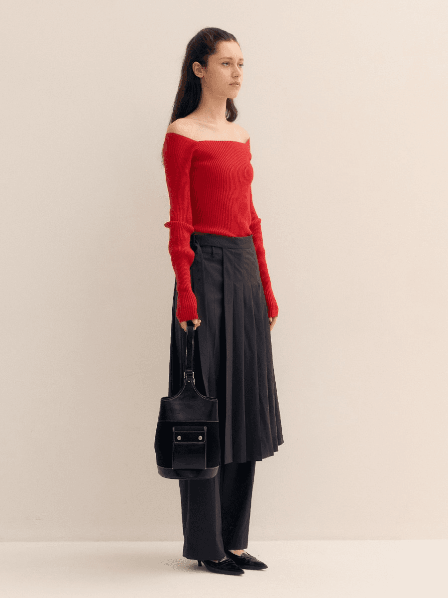 Poket Bucket Bag (Black)