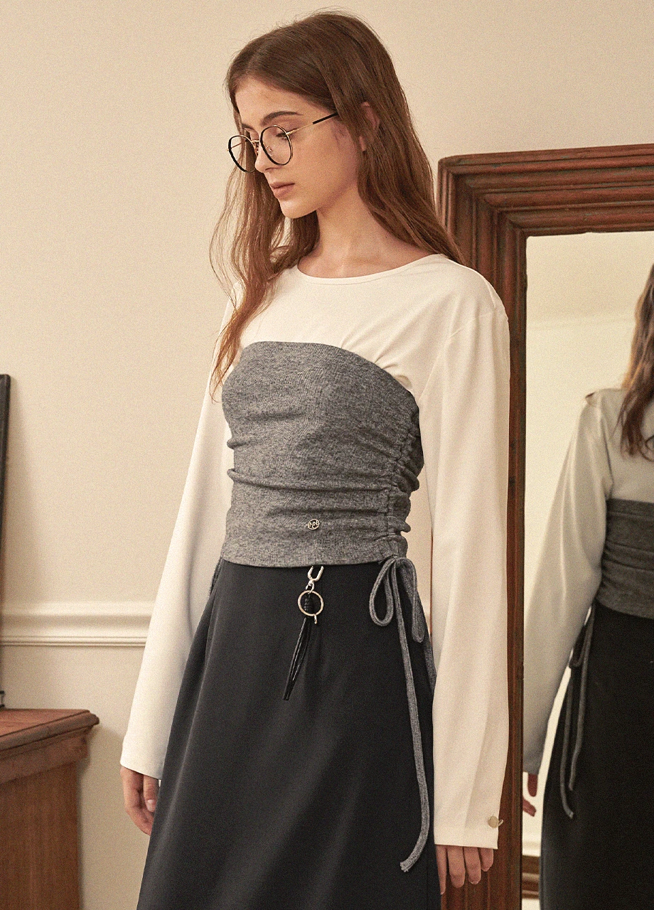 [44-120] Angelique Blouse-String Tube Top Setup 