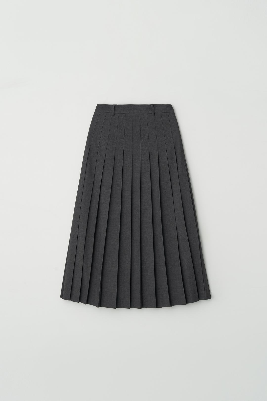 [4th] Maxi Pleats Skirt