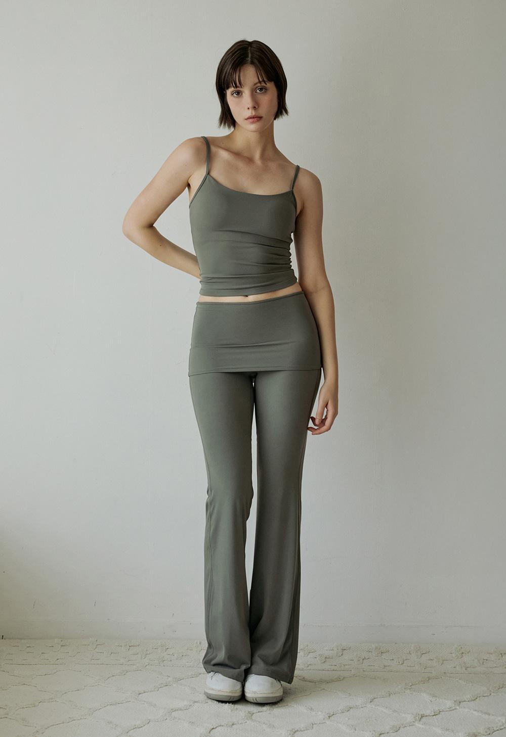 레이어드 부츠컷 레깅스 (5colors)