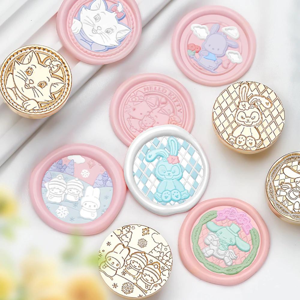 [1/12 업뎃!] 실링왁스 실링스탬프 귀여운 산리오 동물 캐릭터 씰링스탬프