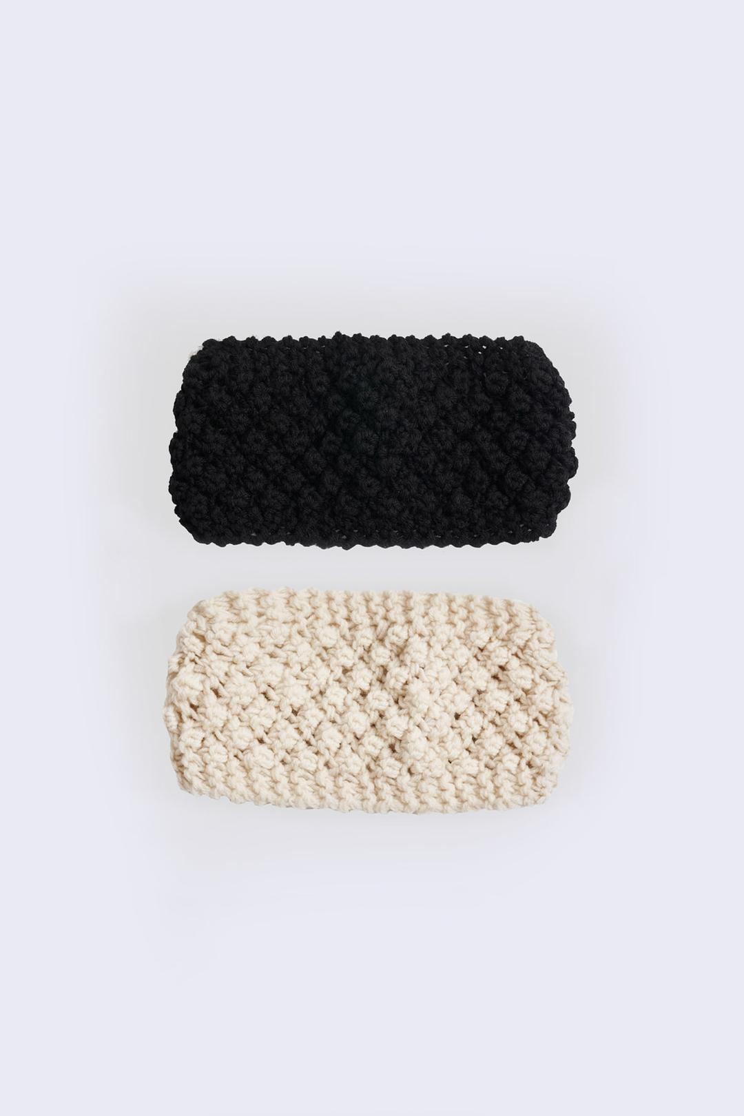 CROCHET HAIR BAND (2COLORS)
