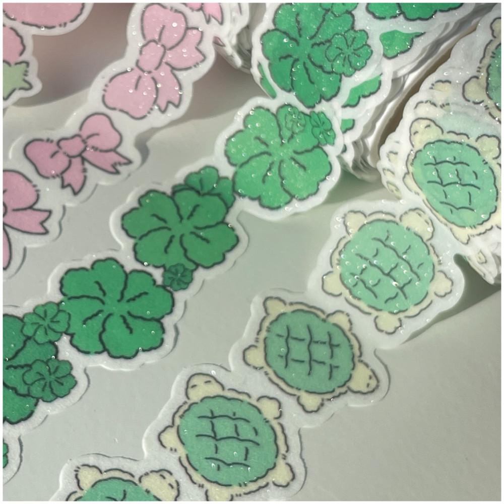 [로지스티커] 메론빵거북이/클로버 마테