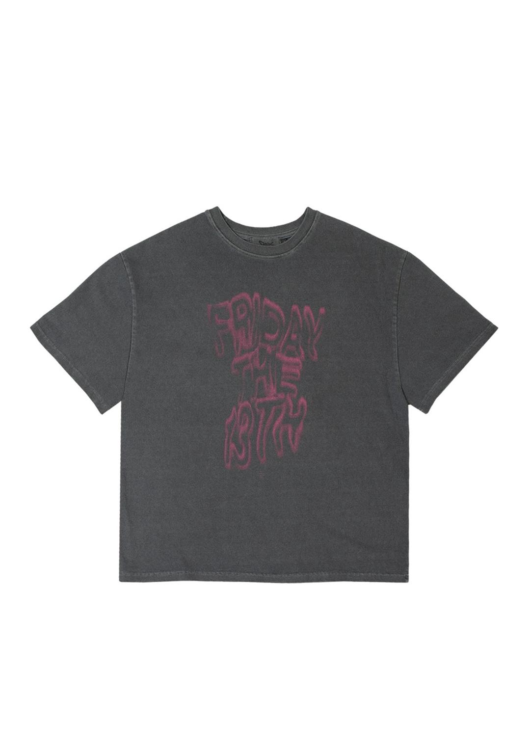 Wavy 13th pigment t-shirts - Charcoal