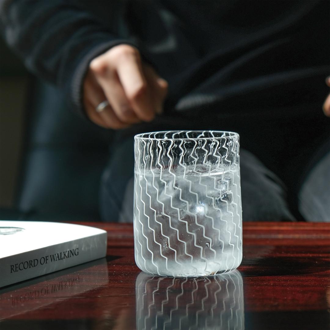 Zigzag 유리 컵
