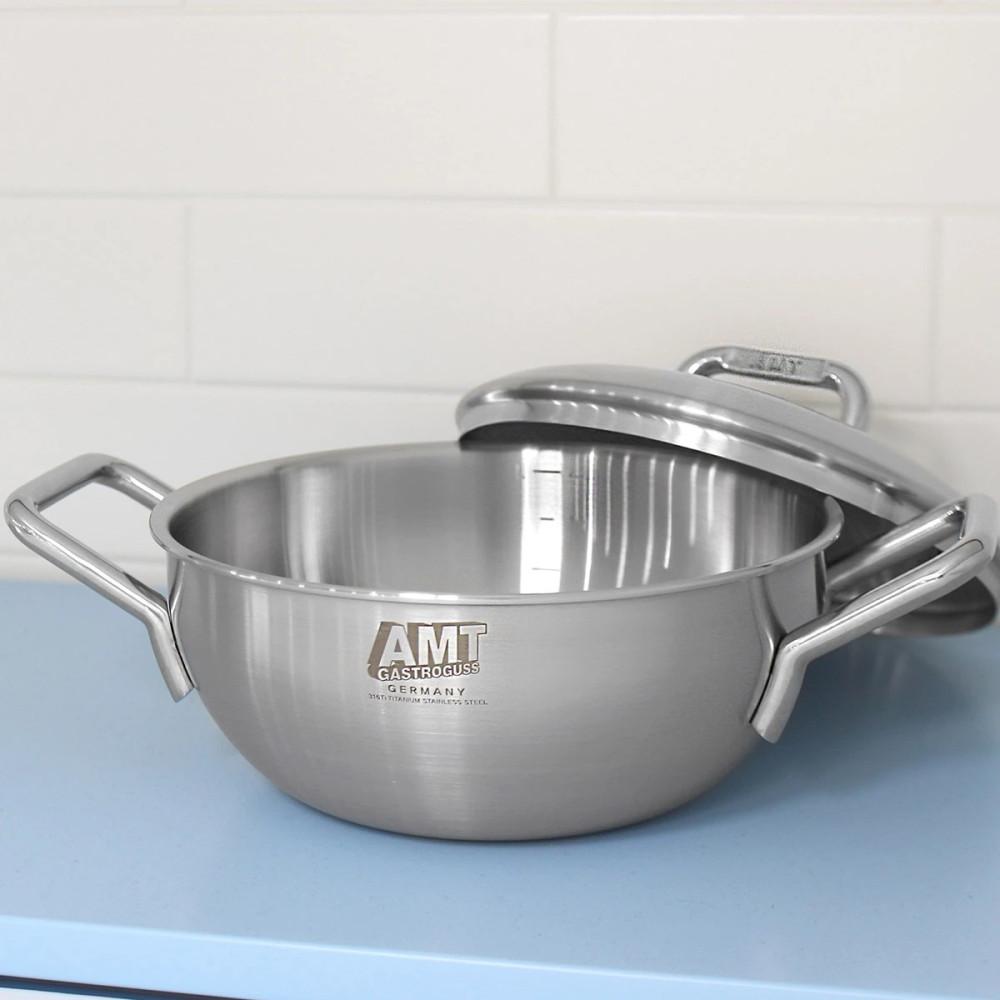 AMT냄비 통5중 316Ti 스테인레스 인덕션용 스텐냄비 샤프 양수웍 20cm