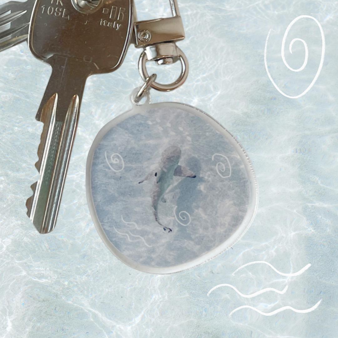 baby shark keyring