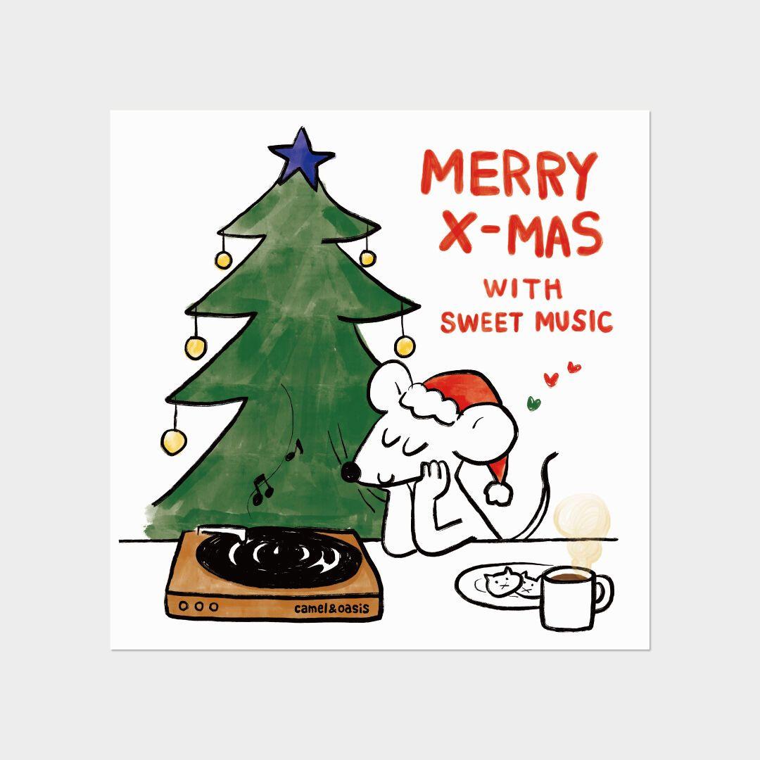 MERRY X-MAS 크리스마스 스윗 뮤직 포스터