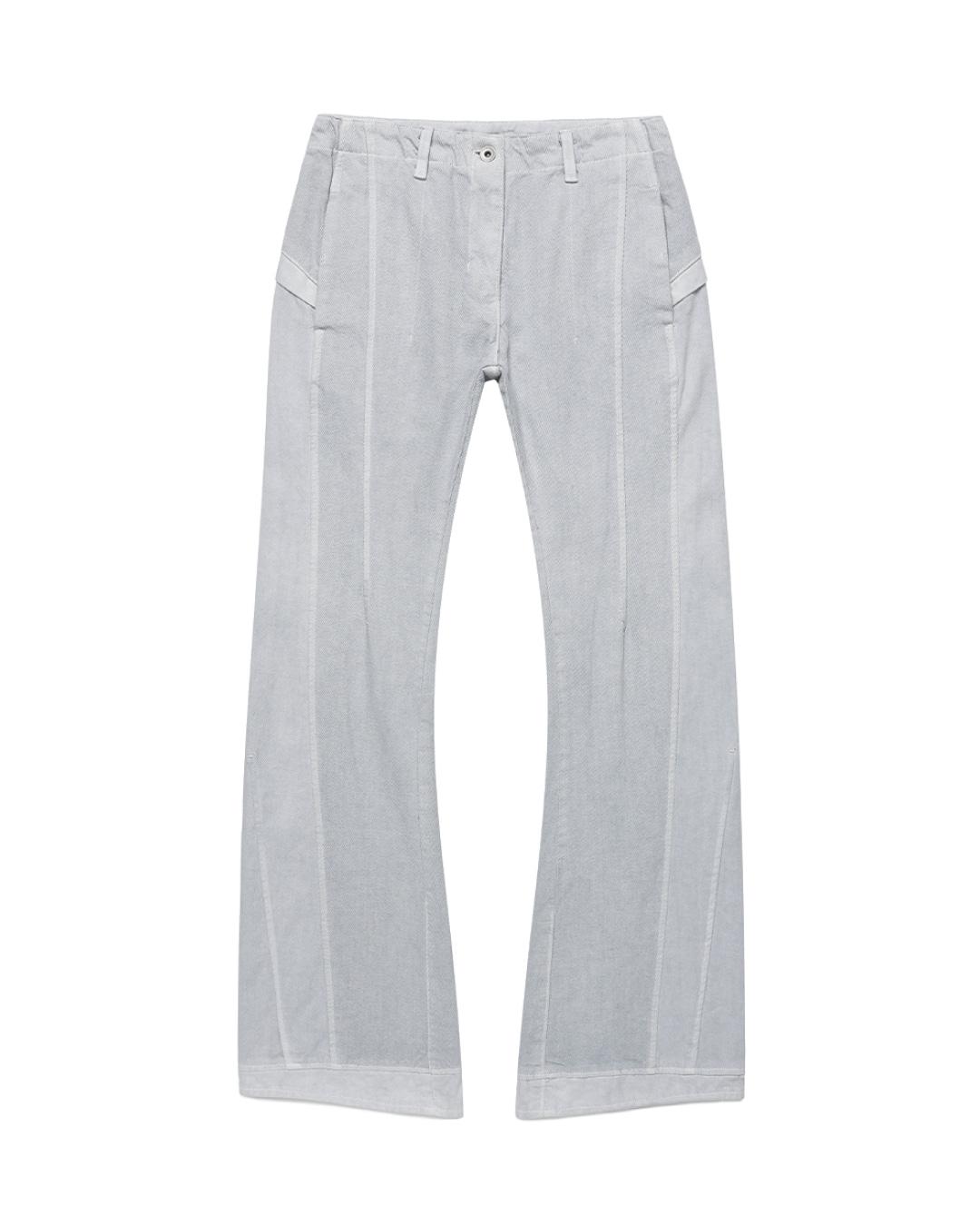 Dart Flared Pants (Light Grey)
