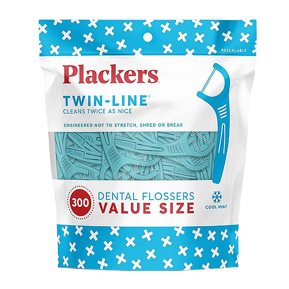 플랙커스 치실 대용량 300개입 대용량 트윈라인 치간 칫솔