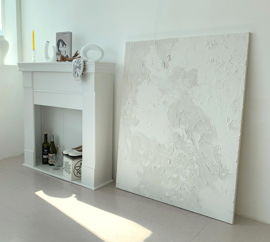 15호-40호 (65-100cm ) 중대형 '백드롭페인팅 텍스쳐아트 키트' diy그림그리기 명화