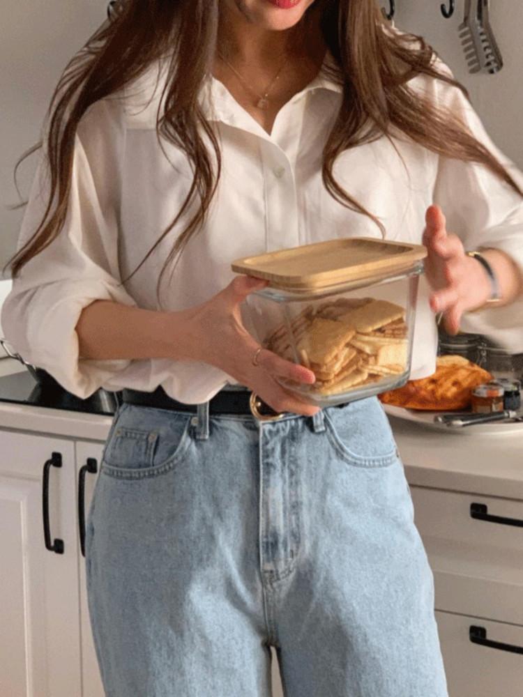 [당일배송] comehere 오드 블라우스 (2color)