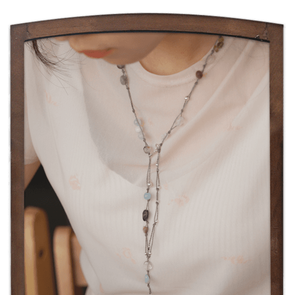 Ticket to Love, wax necklace