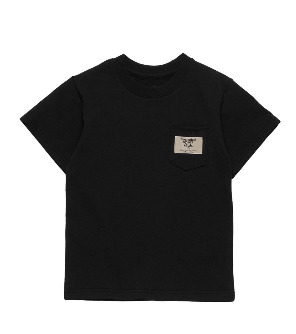 Pocket Label TEE - Black (Audult / Kids)