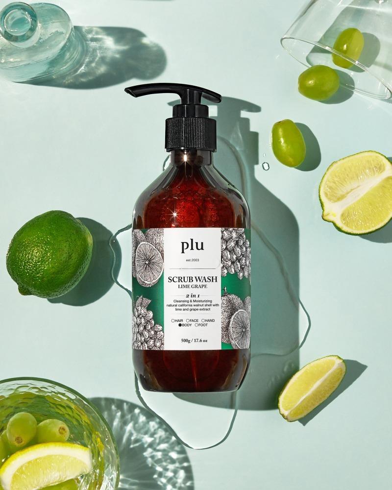 플루 스크럽 바디워시 라임 그레이프 500g