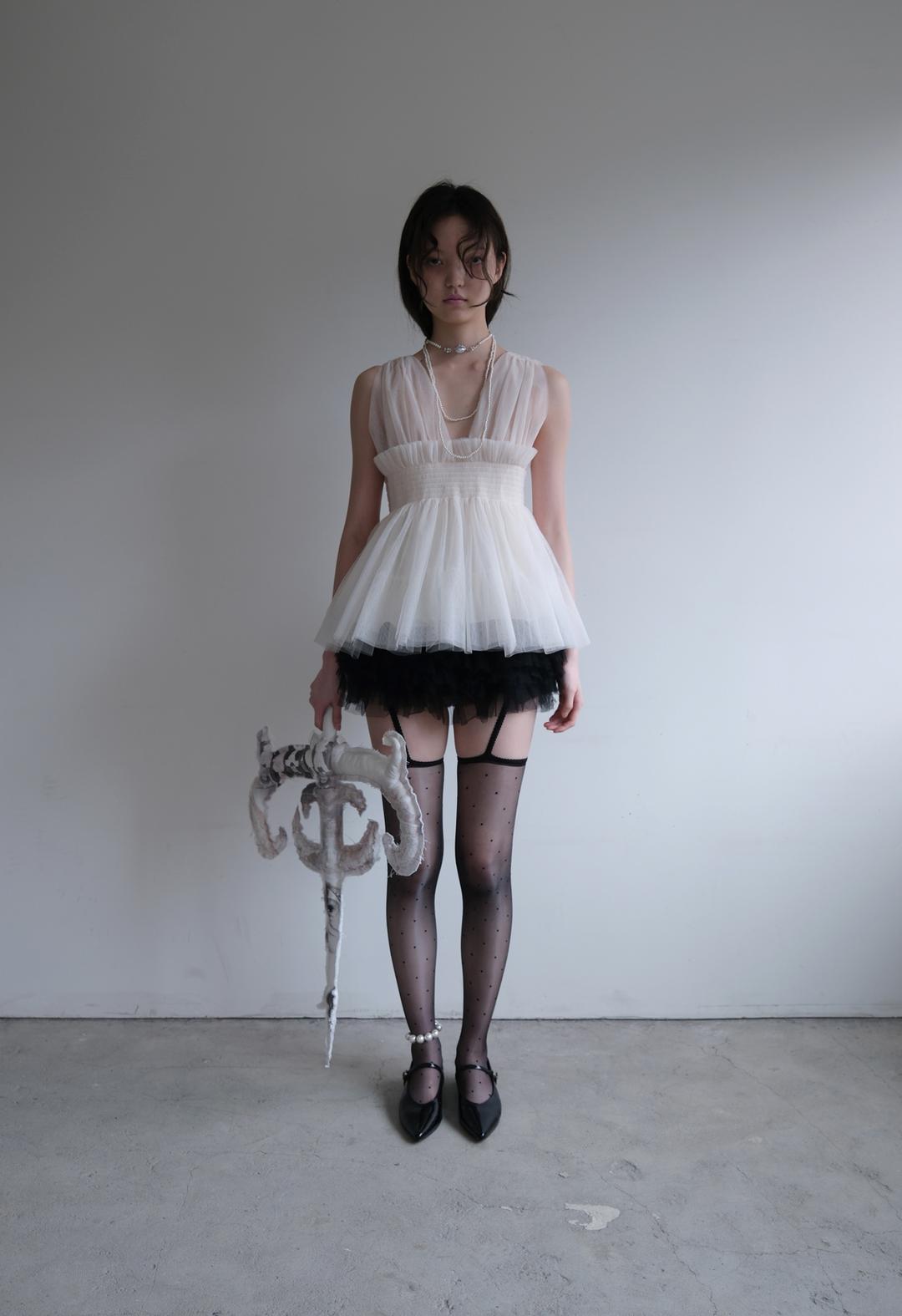 르콩 Dolly Tutu Blouse, 2color