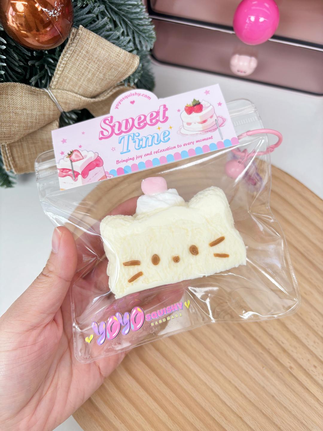 Kitty Cake Taba Squishy Toy