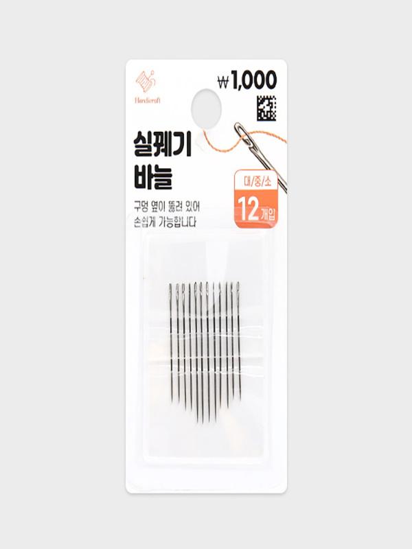 손쉬운 실꿰기 바늘 12개입
