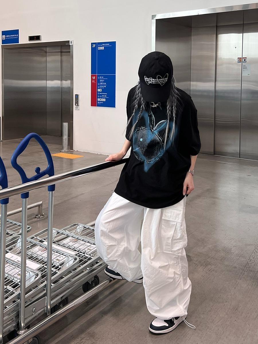 [ Unisex ] Rabbit Spray Printing 2C