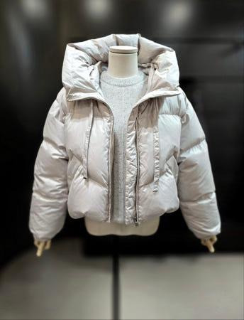 이런 상품 어때요? 시슬리 하이넥 후드 구스 숏 점퍼 SAPDC5561