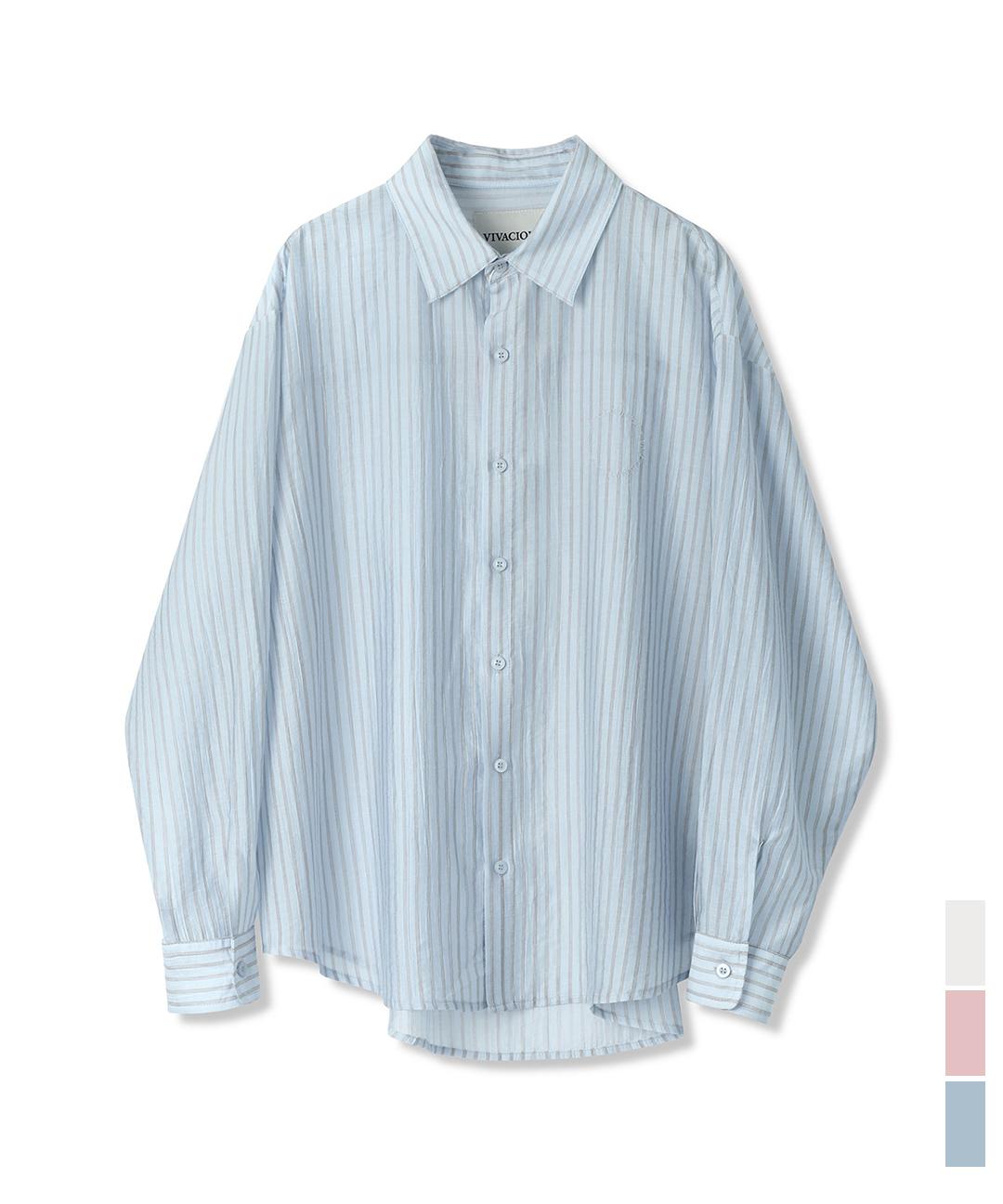 비바셔스 Cencel See-Through Classic Shirt - 6COL