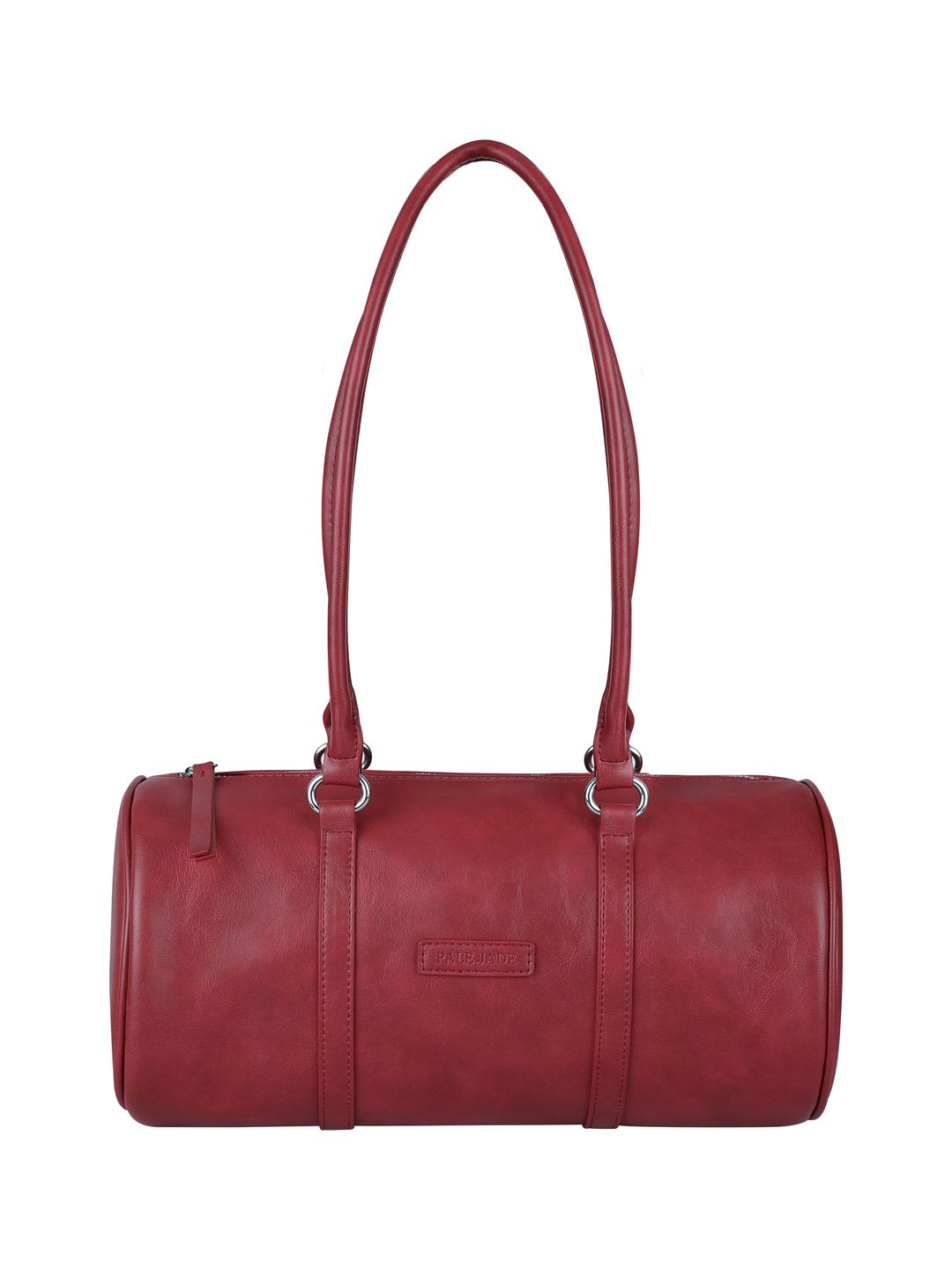 Basic Cylinder Bag In Red