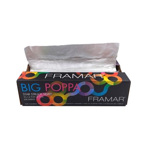 [FRAMAR] 프라마 빅 포파 스타 스트럭 실버 호일 250매