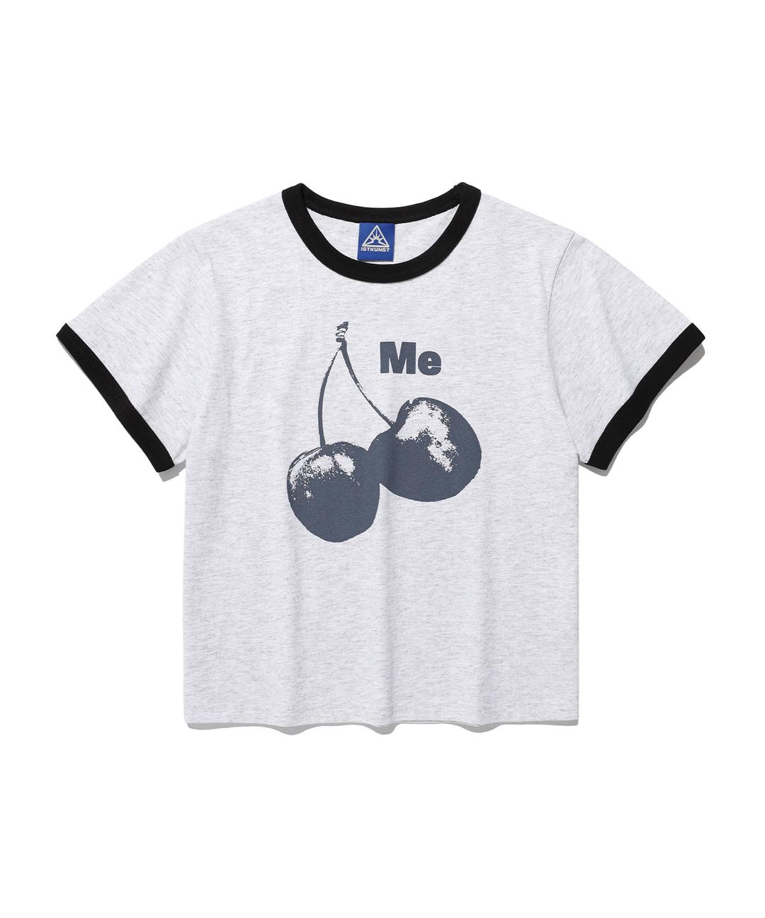 cherry crop ringer tee_light grey