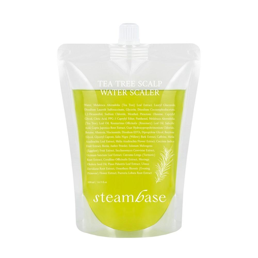 [공식] 스팀베이스 유분개선/정수리냄새케어 티트리 스칼프 워터 스케일러 두피스케일링 탈모완화기능 리필용 - 샴푸 | 쿠팡