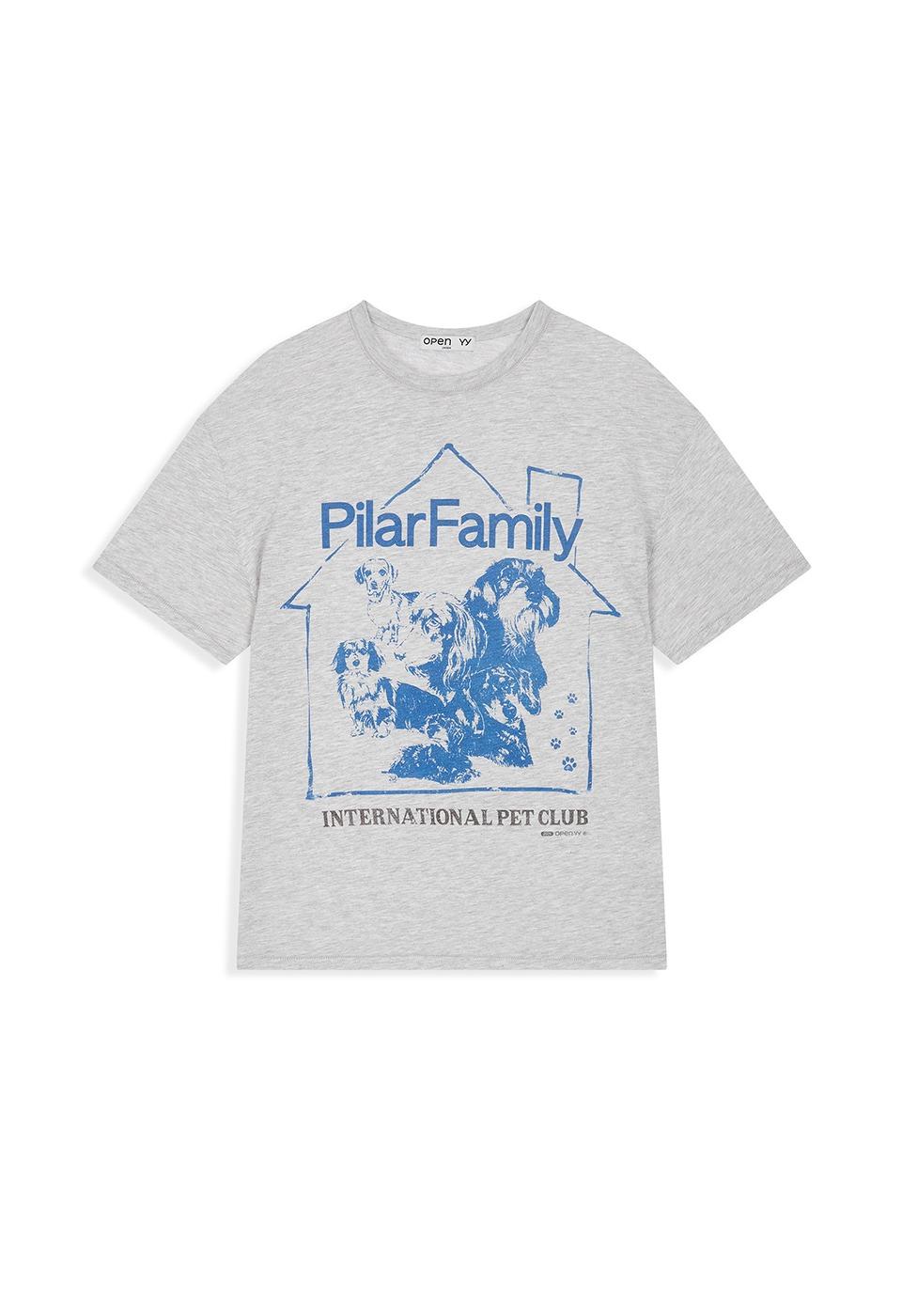 PET CLUB HOUSE TEE, GRAY