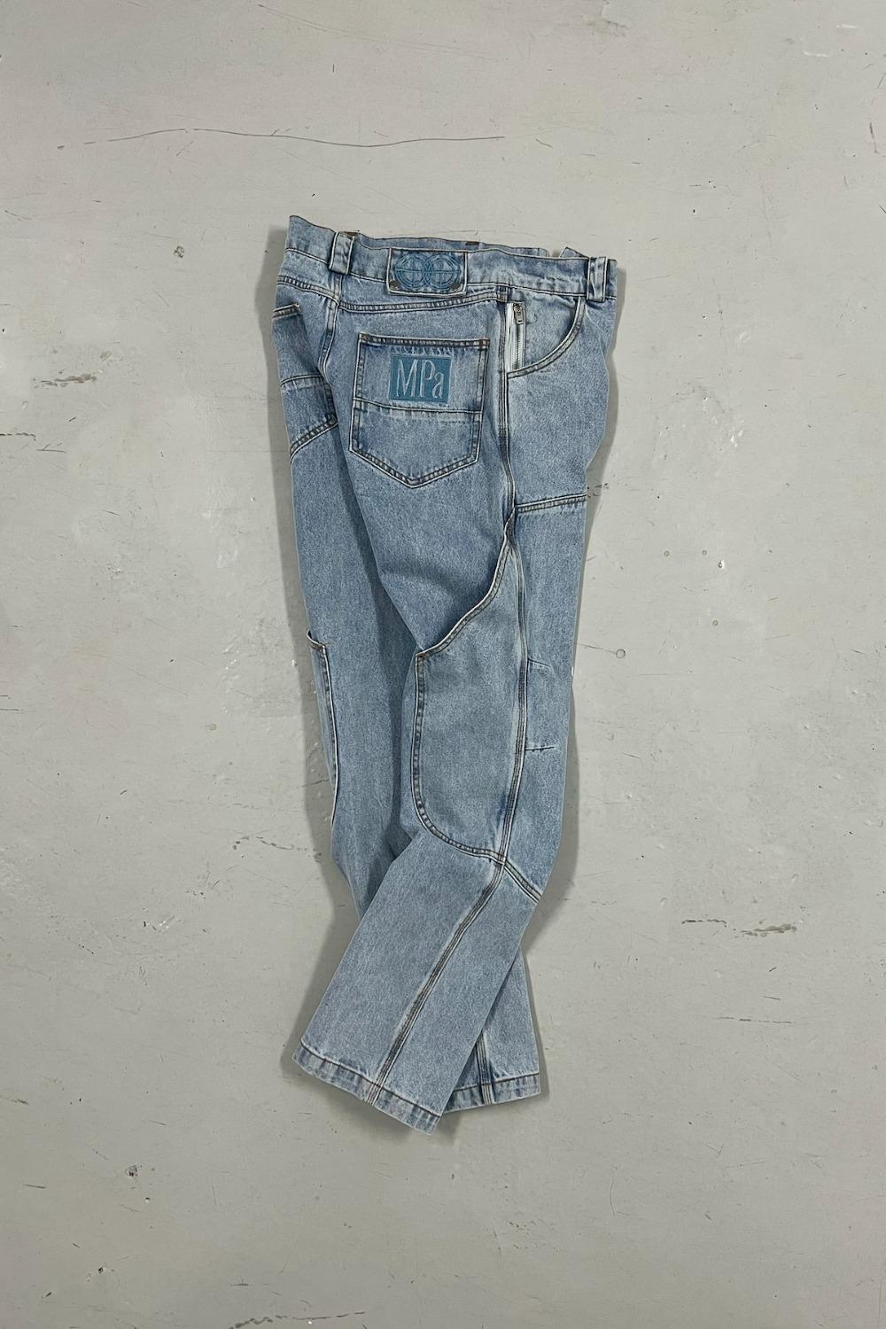 MPa CALF POCKET PANTS (STEEL BLUE)