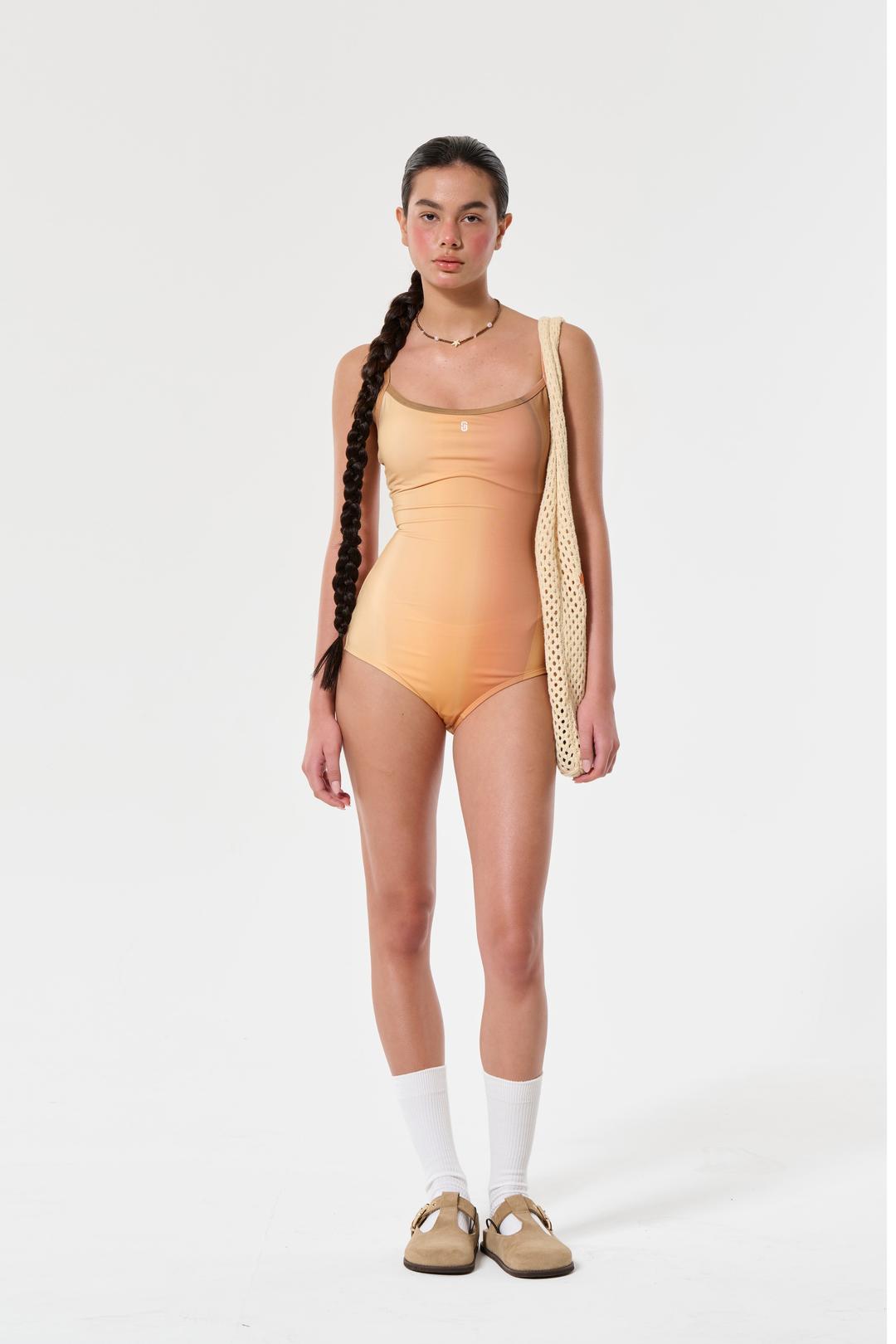 SAND CORSET BODYSUIT