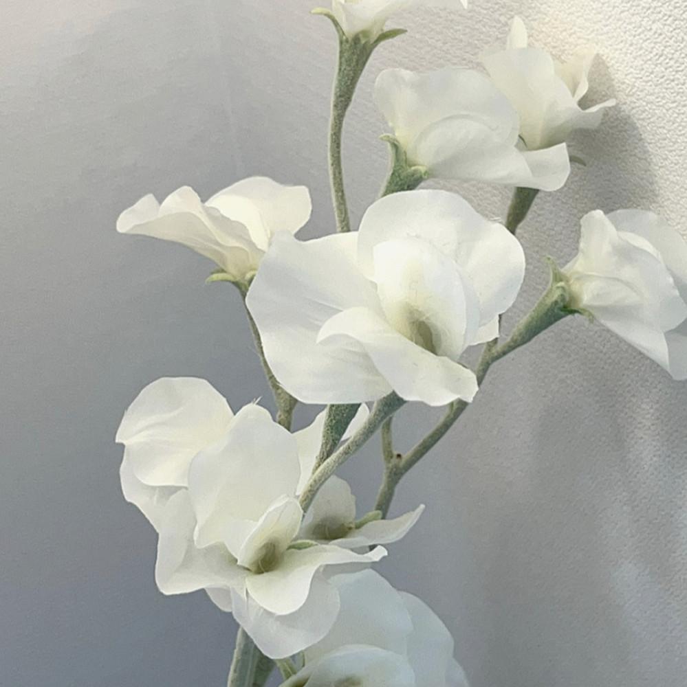 스위트피 실크플라워 인테리어 조화(화이트)