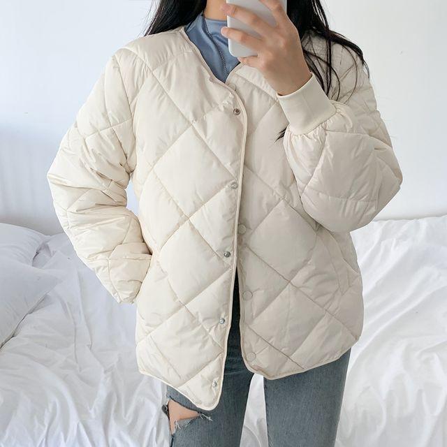 [당일출고] 오버핏 퀄팅 자켓 경량 패딩 점퍼