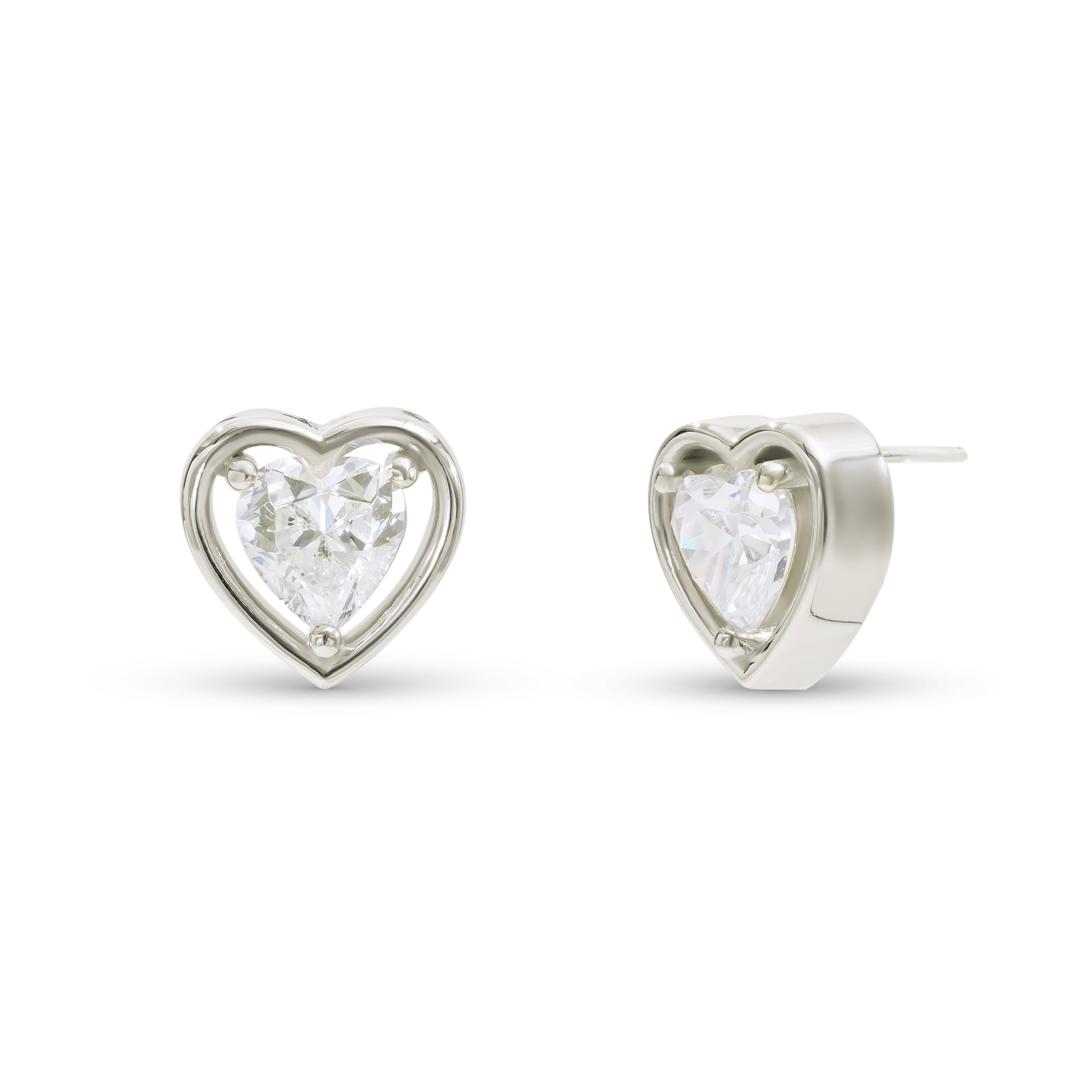 Heart signal Earring_silver